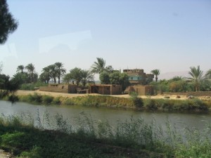 Egyptian village on Nile
